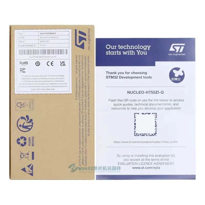 Фото NUCLEO-H755ZI-Q Отладочная плата STM32 Nucleo-144 с микроконтроллером STM32H755ZI, SMPS, поддерживает подключение Arduino, ST Zio и morpho. №3