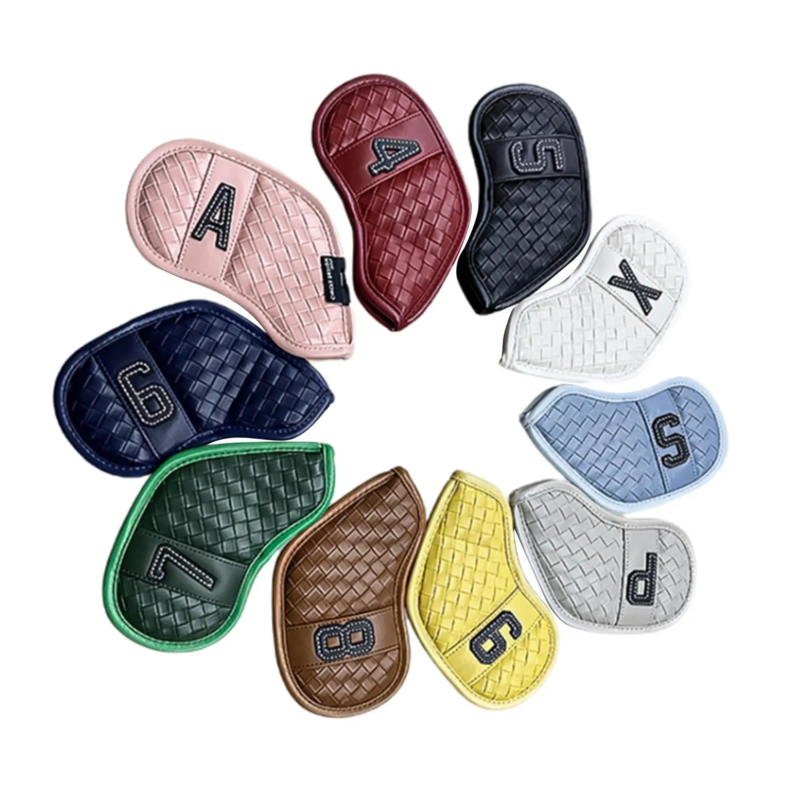 

10Pcs/Pack Golf Club Iron Headcover Set Head Cover for Unisex Accessories