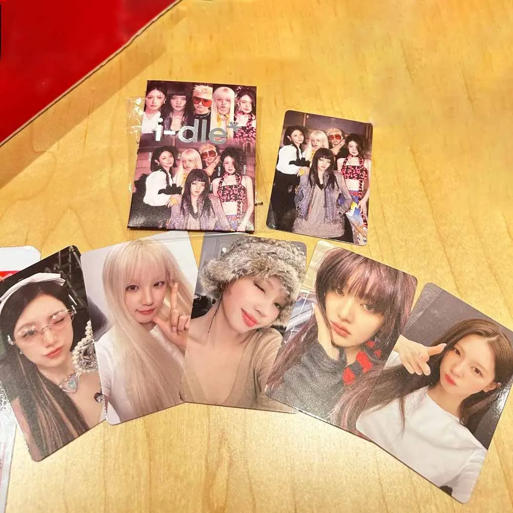 

Kpop I-DLE WE ARE альбом модные карты для селфи Soyeon Miyeon Shuhua YUQI MINNIE 5 шт./компл. глянцевая фотокарта для фанатов коллекция на день рождения