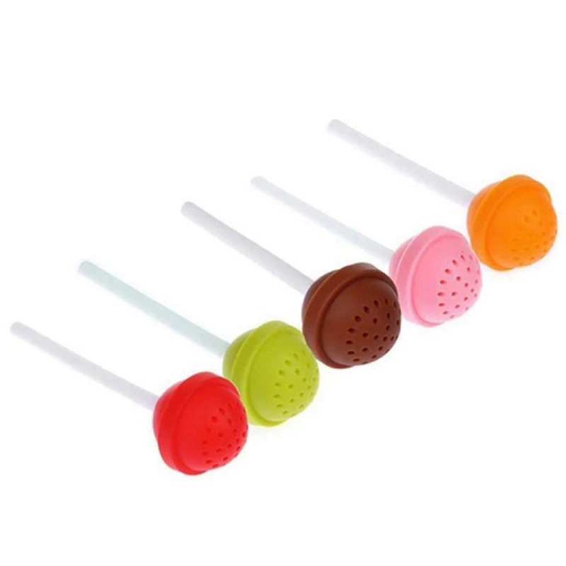 

Lollipop Shape Silicone Sweet Tea Infuser Candy Lollipop Loose Leaf Mug Strainer Cup For Tea Coffee Drinkware