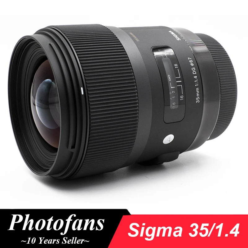 Sigma 35mm F1.4 DG HSM Art Lens for Canon -Nikon - Sony E