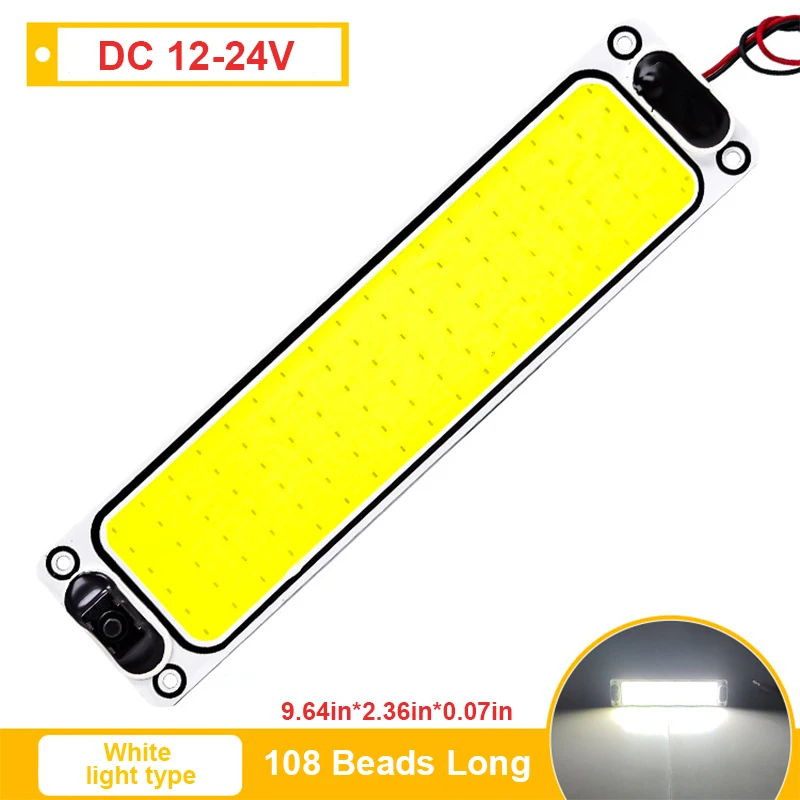 

SEAMETAL 54/108LED 12-24V Автомобильный светодиодный ночной светильник для чтения, внутренний светильник, потолочный светильн...