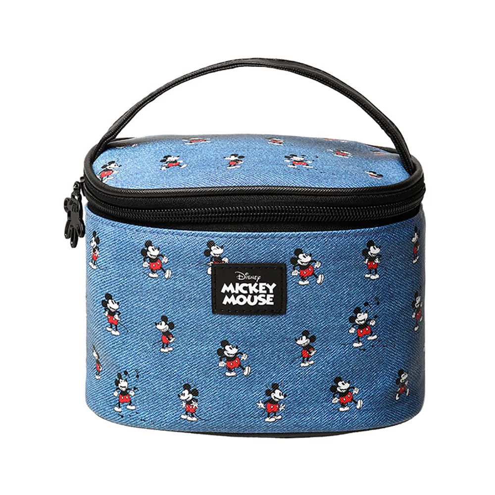 Disney Mickey Mouse Cosmetic Bag for Women Girl Portable Storage Makeup Bag Large Capacity Waterproof Purse Girlfriend Gift
