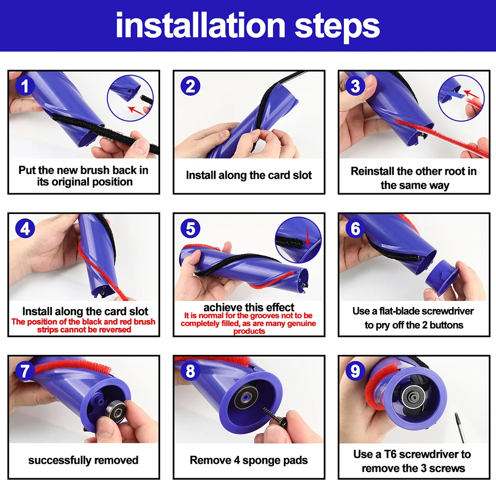 

4 шт./набор, мягкие полоски для пылесоса Dyson V8 V10