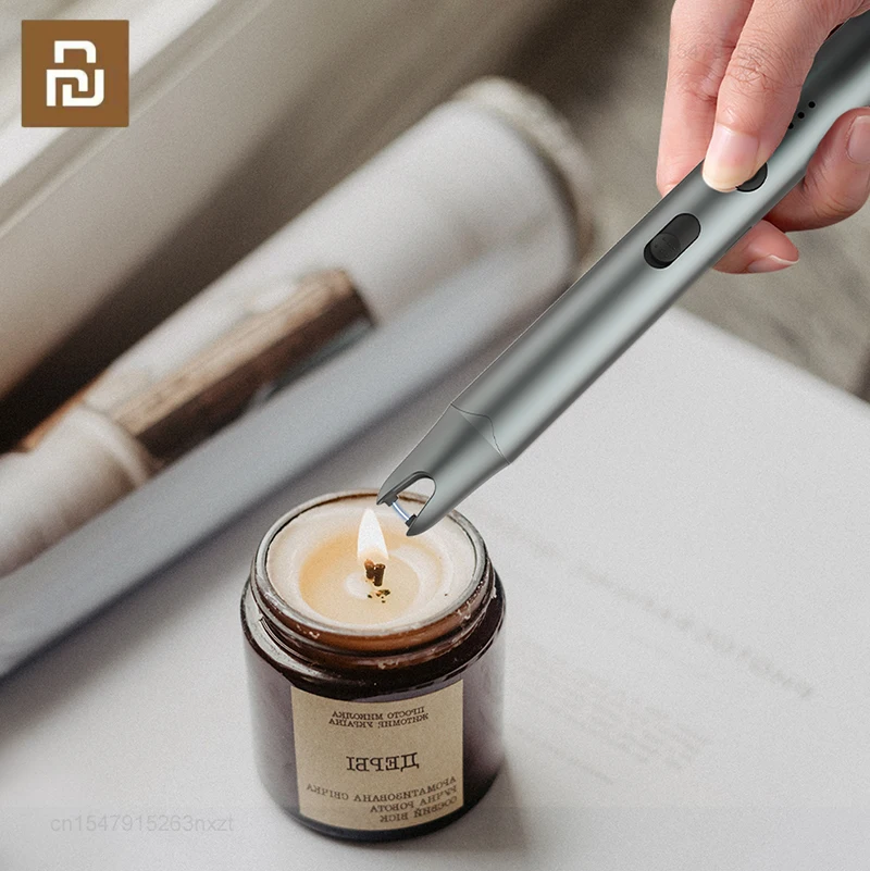 

Xiaomi DUKA ATuMan IG1 Plasma Ignition Pen Rechargeable Lighter Windproof Flameless Kitchen Lighters Extended Handle for Candle