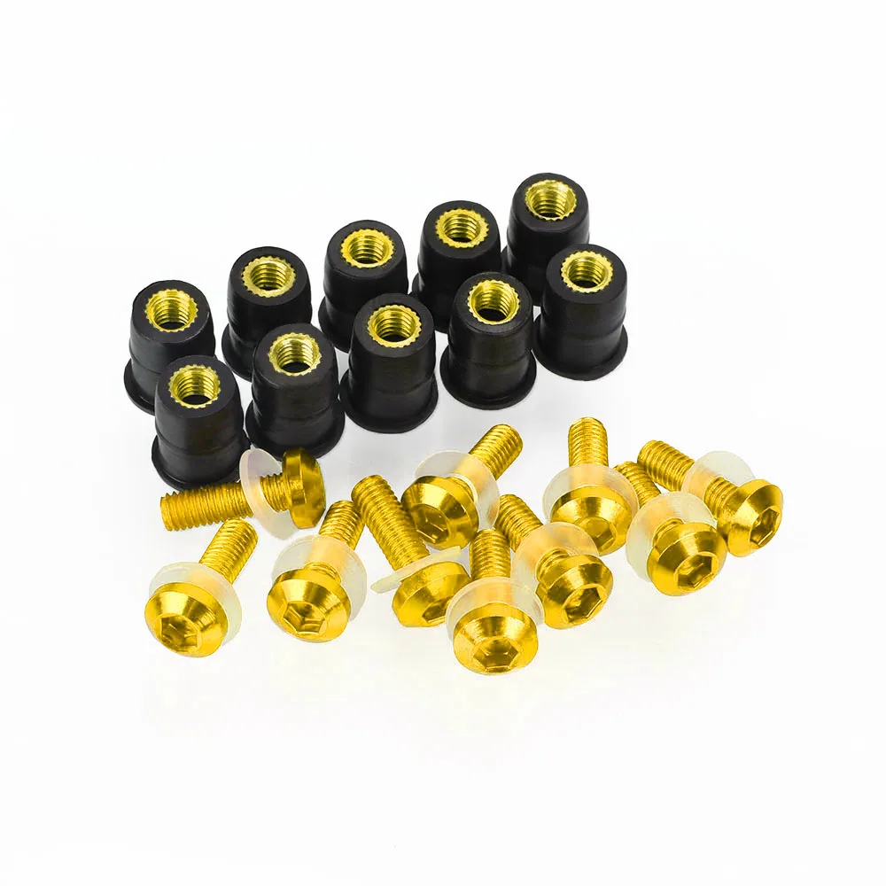 2023 мотоциклетные комплекты болтов для лобового стекла 5 мм винты ветрового HONDA CBR