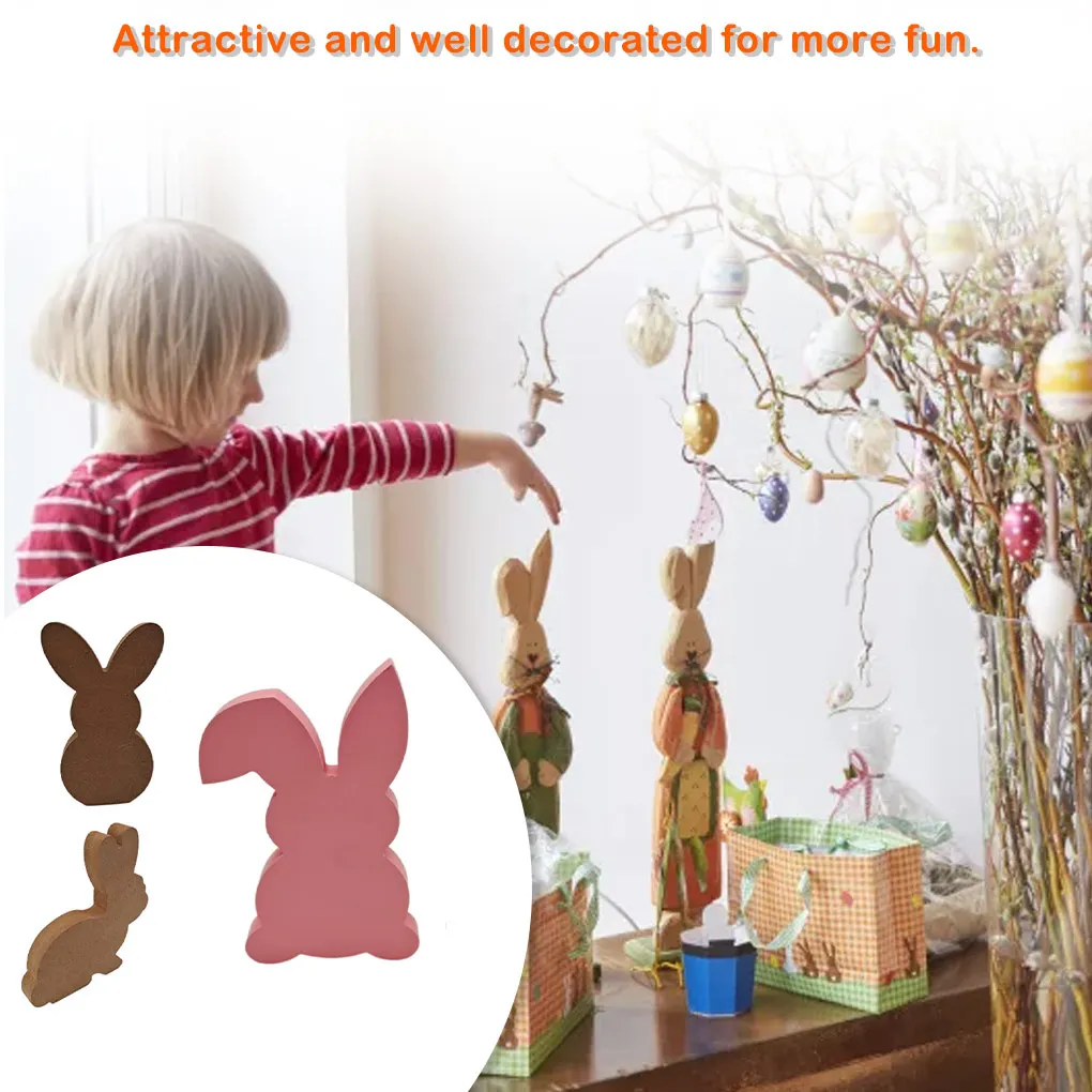 

3 шт., декоративные фигурки в виде пасхальных зайчиков