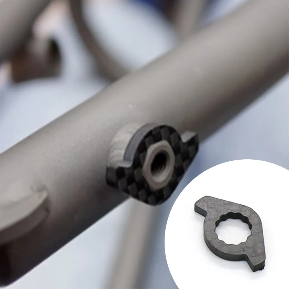 

Bicycle For Brompton Carbon Pad Chain Pusher Rear Derailleur Carbon Pad Rear Derailleur Limit Gasket Full 3K Transmission Fixed