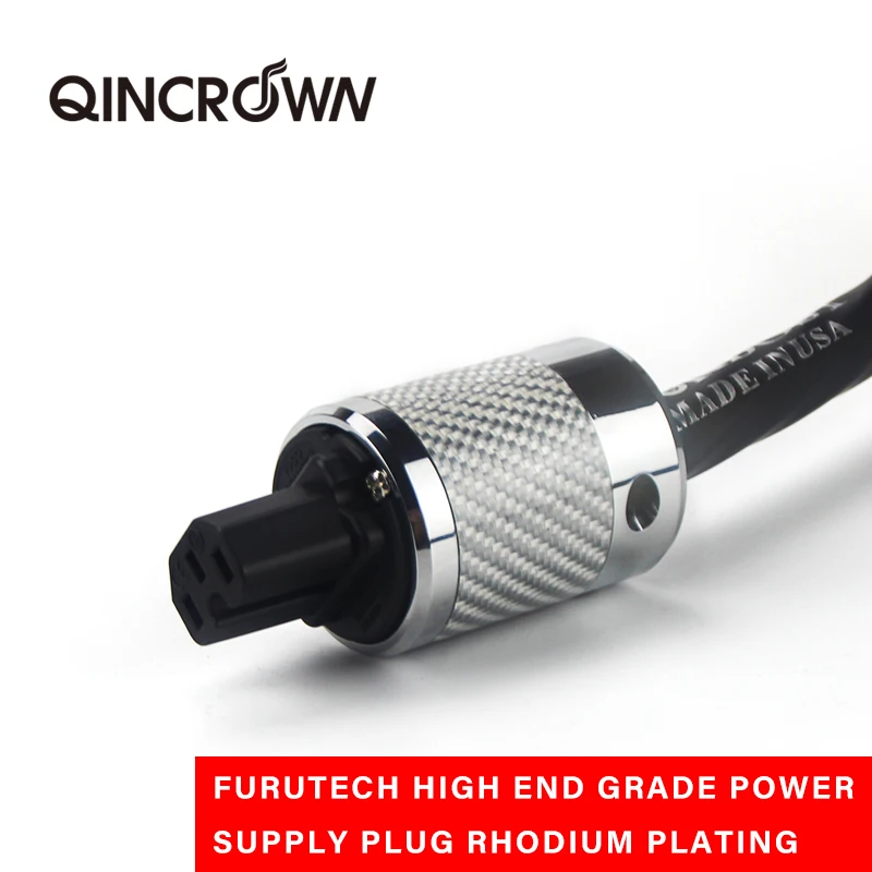 QINCROWN Аудио и видео 7N OCC Посеребренный кабельный провод Высококачественный разъем