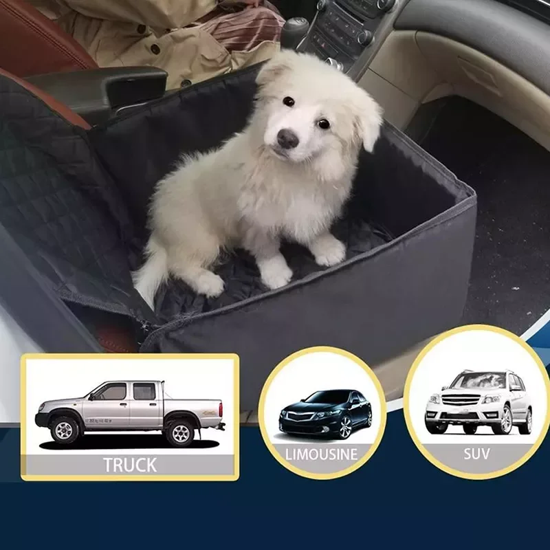 

Dog Car Seat Cover 2 in 1 Dog Car Protector Transporter Waterproof Basket Dog Car Seat Hammock For Dogs In The Car