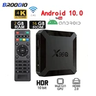 ТВ-приставка X96Q, Android 10,0, 2,4G, Wi-Fi, 4k, HDMI, четырехъядерный процессор, 1 ГБ, 8 ГБ, 2 Гб ОЗУ, 16 Гб ПЗУ, ТВ-приставка, медиаплеер, ТВ-приставка Android, Смарт ТВ-приставка