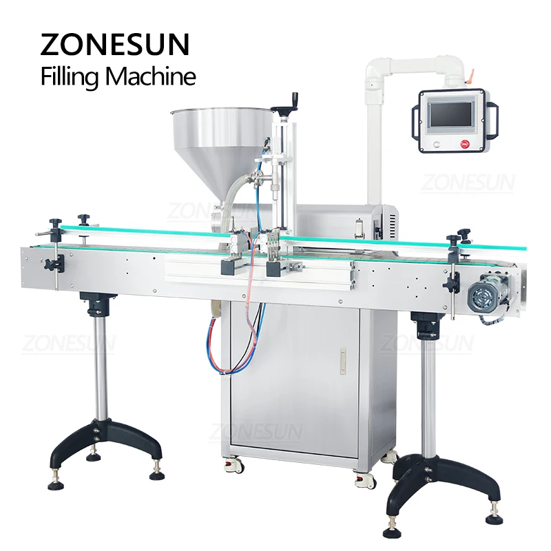 Машина для розлива ZONESUN ZS-VTRP1A Paste Серводвигатель роторный насос вязкий жидкий