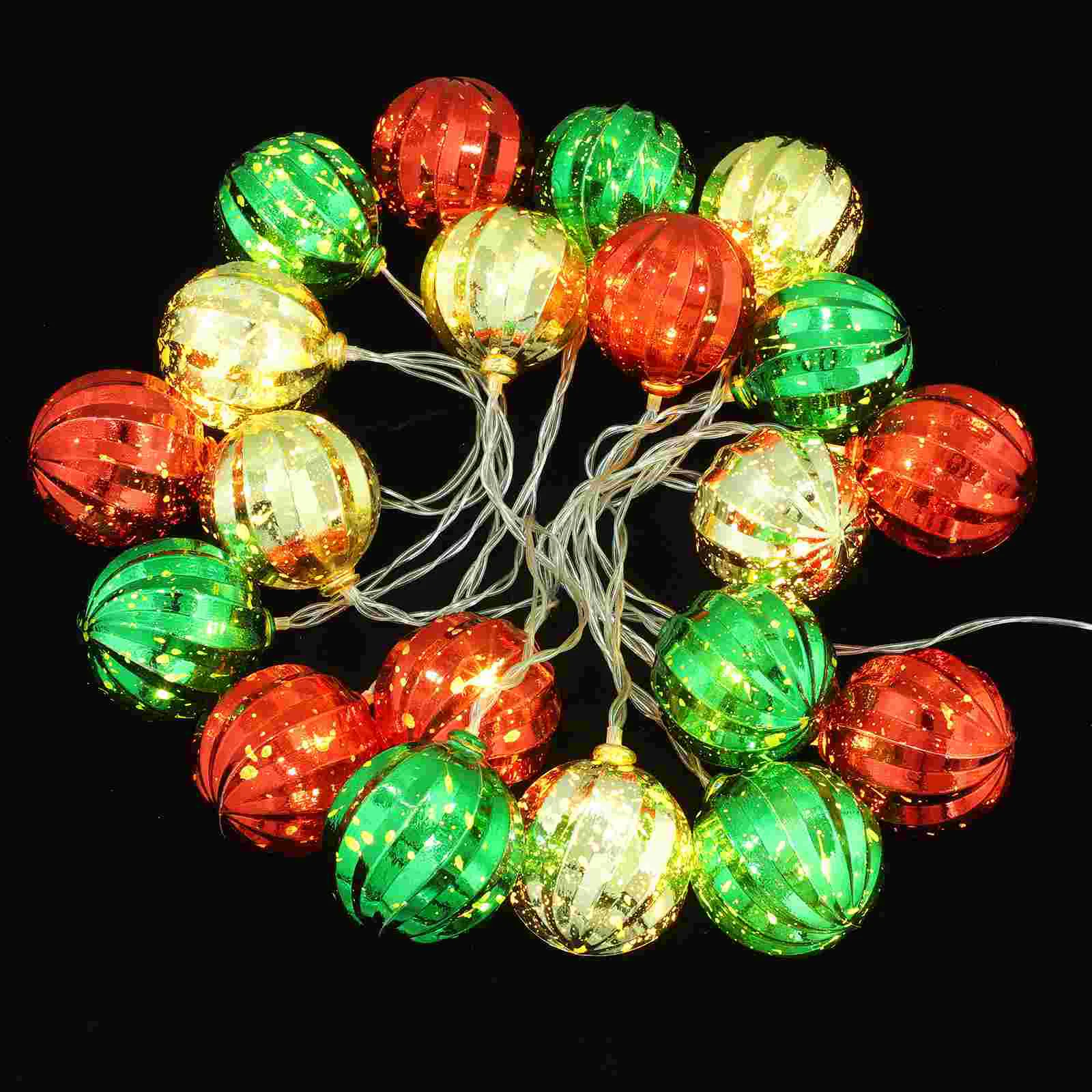 

Fireplace Powered Xmas Lights Christmas Ornament Outdoor LED Garland Decor Room Tree Indoor Decorative Fairy Decoration