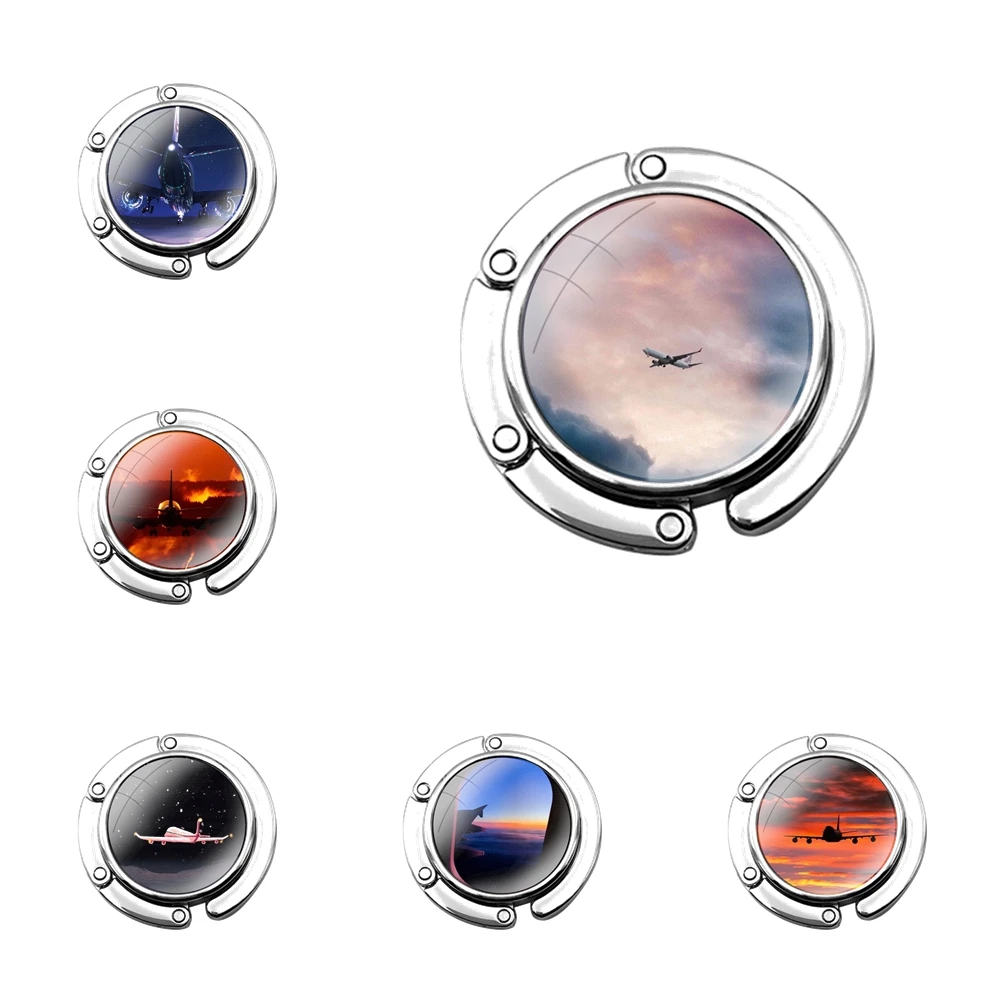 Складной крючок для женского стола декоративная сумочка хранения самолета