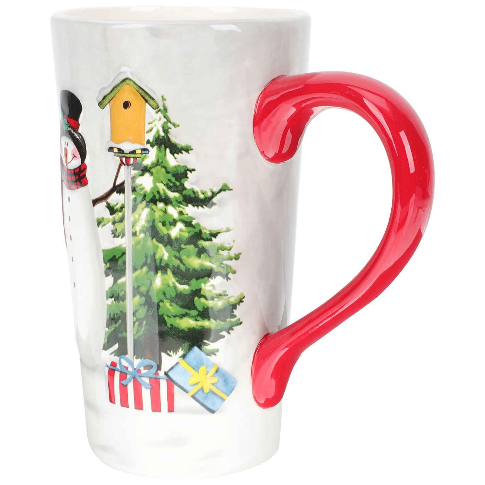 

Christmas Mug Mugs Coffee Holiday Tea Glasses Drinkingcuptree Xmas Snowman Ceramiccups Gifts