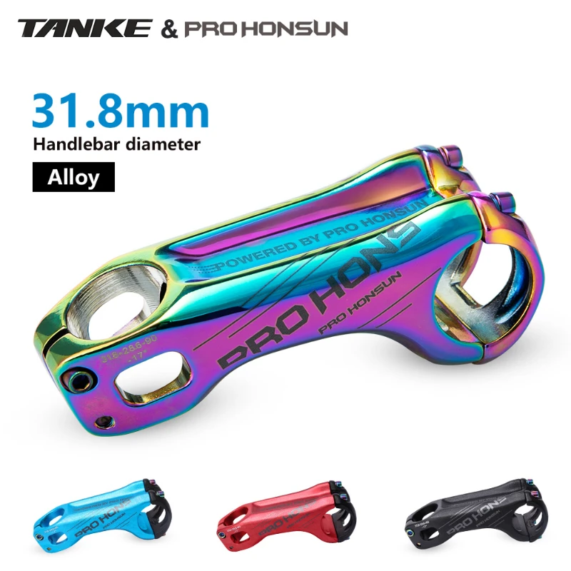 

PRO HONSUN Stem Ultralight Bicycle Stem 31.8*90/ 70mm Riser MTB Road Bike Handlebar Stem -17 Degree MTB Cycle Stem Parts