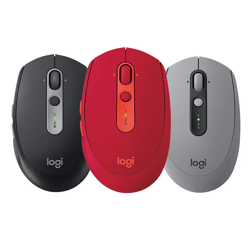 

Logitech M590 Wireless Mute Bluetooth Mouse 2.4GHz Unifying Dual Mode 1000 DPI Multi-Device Optical Silent Mouse Office PC Mice