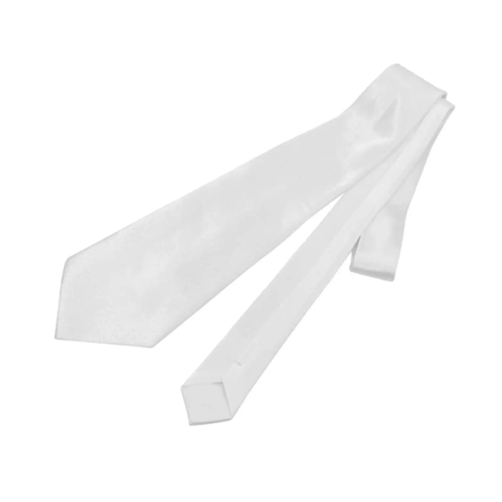 

Adults Heat Press Neckties Pure Color DIY Sublimation Blanks Tie for New Year Photo Props