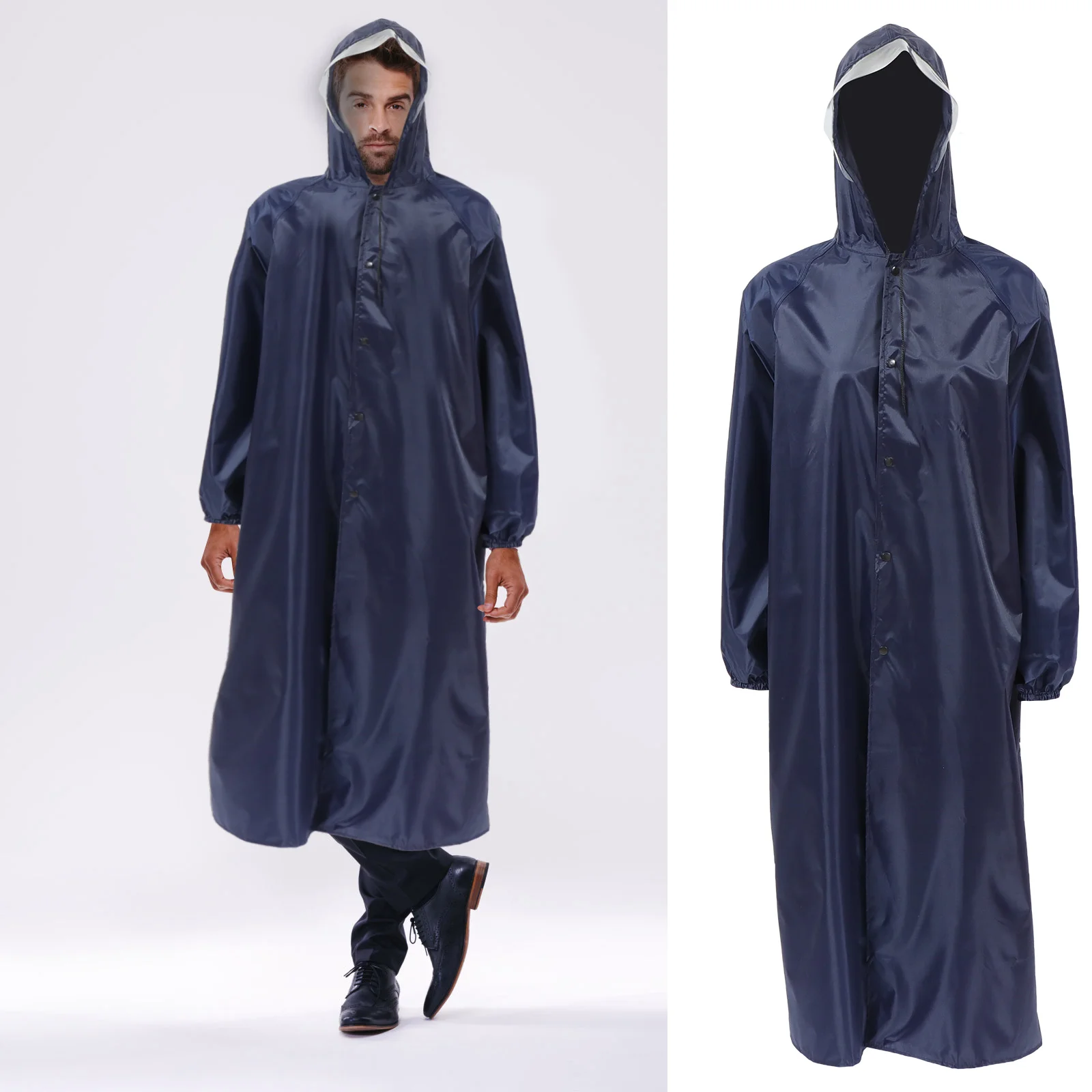 

Raincoat Rain Poncho Gear Outdoor Ponchos Lengthen Adult Clear Hoodie Motorcycle Accessory Eva Raincoats Scooter Ebike Cape Bike