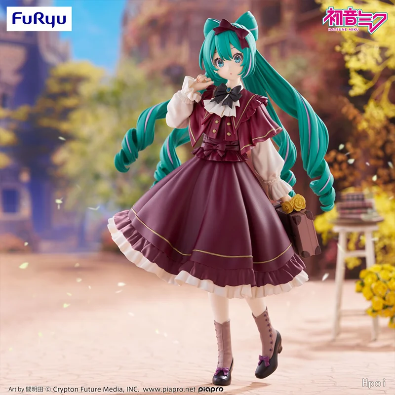 Фото Оригинальная фигурка Hatsune Miku Trio-Try-iT от Furyu, аниме-модель, игрушка, подарок №4