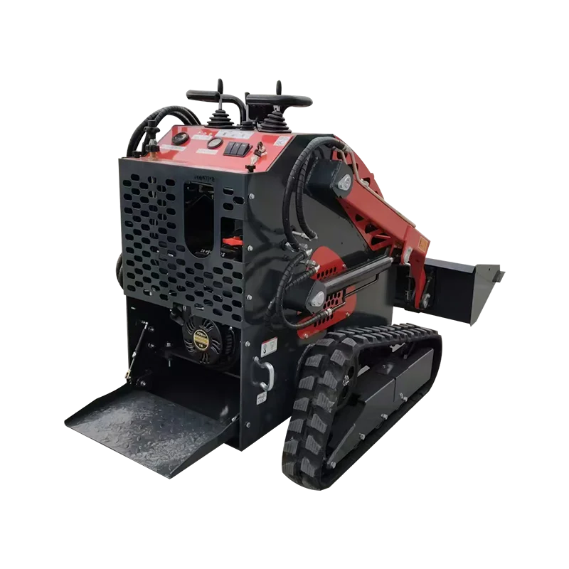 Настраиваемый строительный и садовый гусеничный мини-погрузчик Маленький