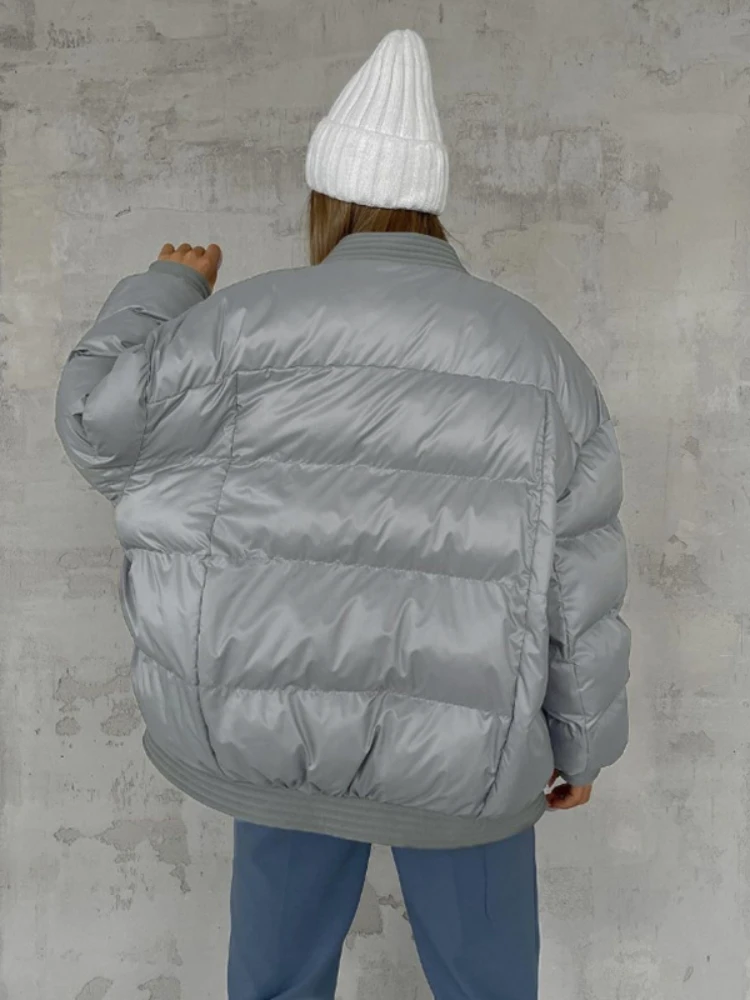 WeiYao 2022 Harajuku Womens Warm Thicken Fashion Coat Autumn Winter Casual Jacket Female y2k Streetwear Hip Hop Coat Woman