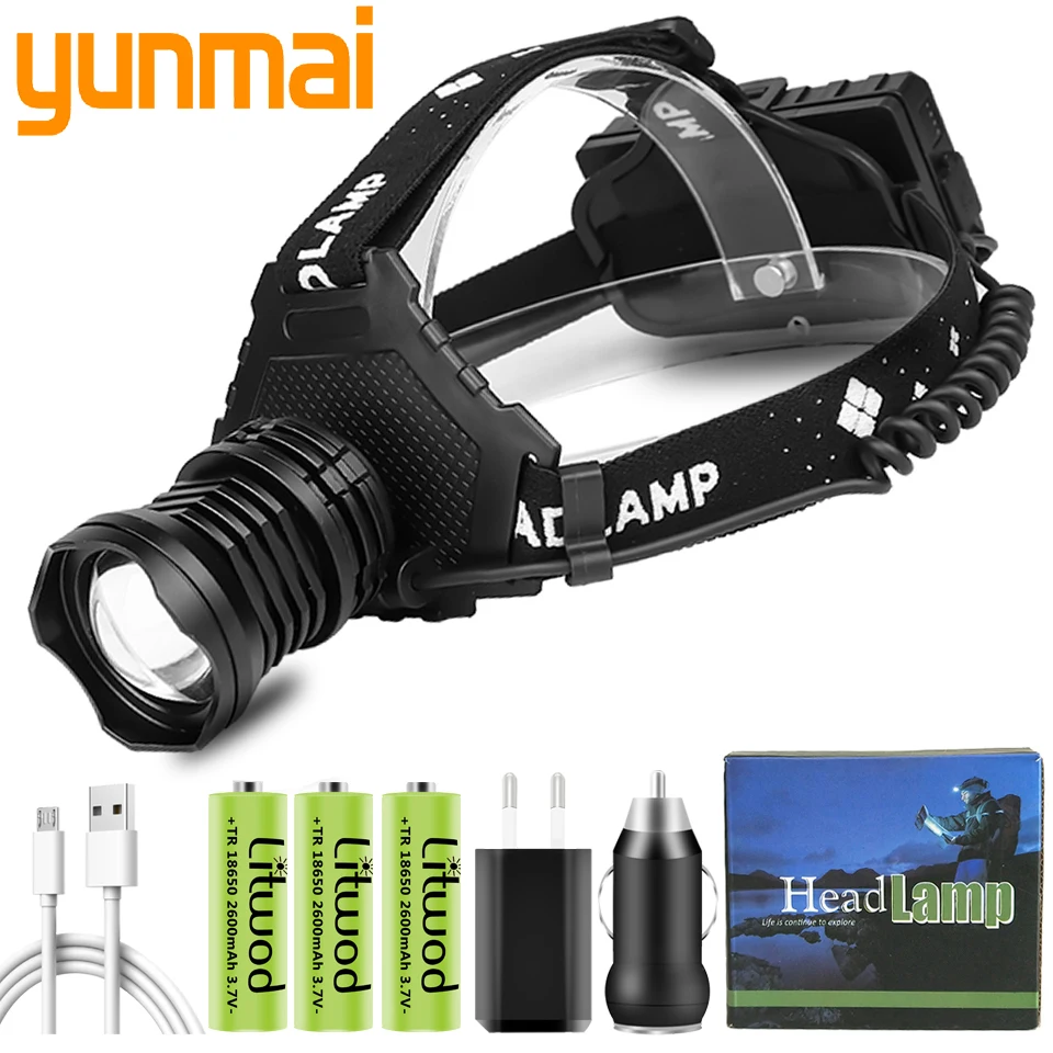 

Светодиодный фонарь XHP160, 18650 лм, 10 часов работы