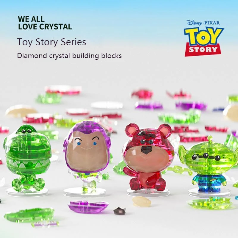 

Disney Toy Story Lotso/Alien/Buzz Lightyear/Rex Crystal Building Blocks 3d Model Toys Adult Children Educational Toys Gift