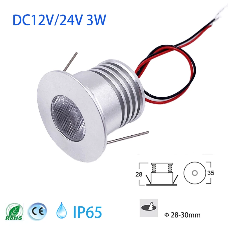 

Ohlite 3 Вт светодиодный прожектор DC12V/24V