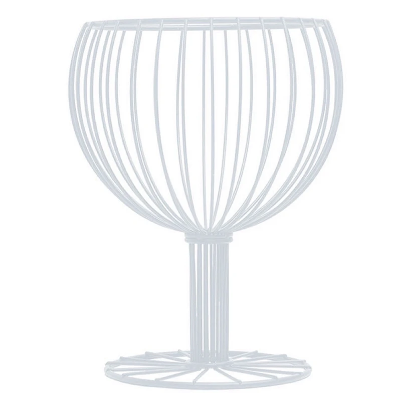 

Light Luxury Wrought Iron High-Foot Fruit Plate Home Plate Display Stand Plate Fruit Basket