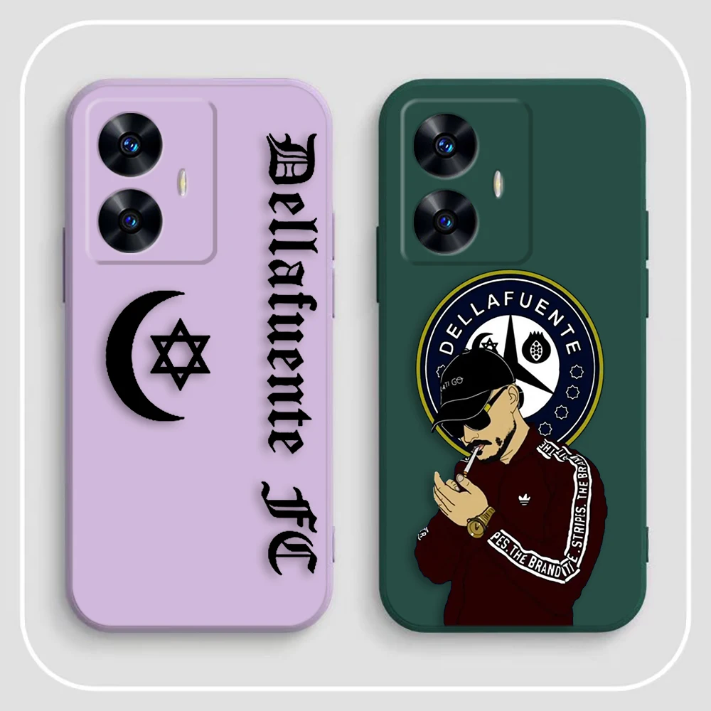 Чехол для телефона D-Dellafuente F C Artwork Rapper Realme C65 C63 C53 C35 C55 C33 C30 C21Y C20 C12 C11 GT 2 XT NARAO 20 30 50