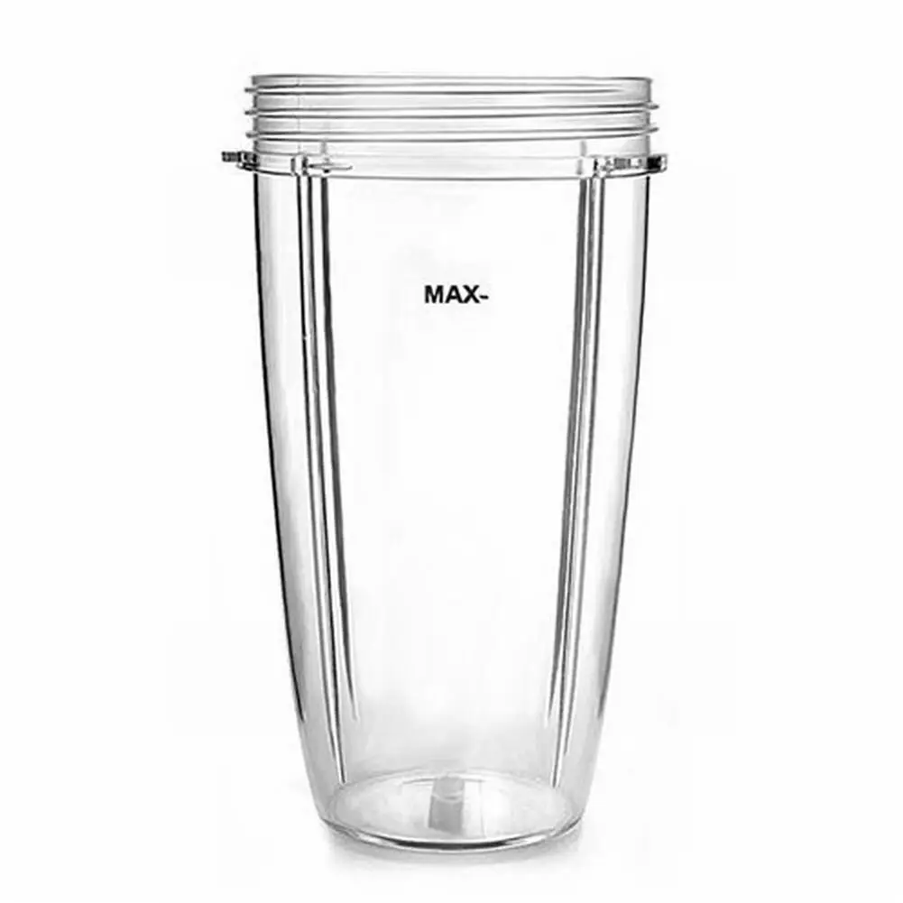 

1x пластиковая чашка для Nutribullet, сменная большая чашка, кружка 600/900 Вт, запасная чашечка 18oz/24oz/32oz, прозрачная эргономичная чашка с дизайном рук...