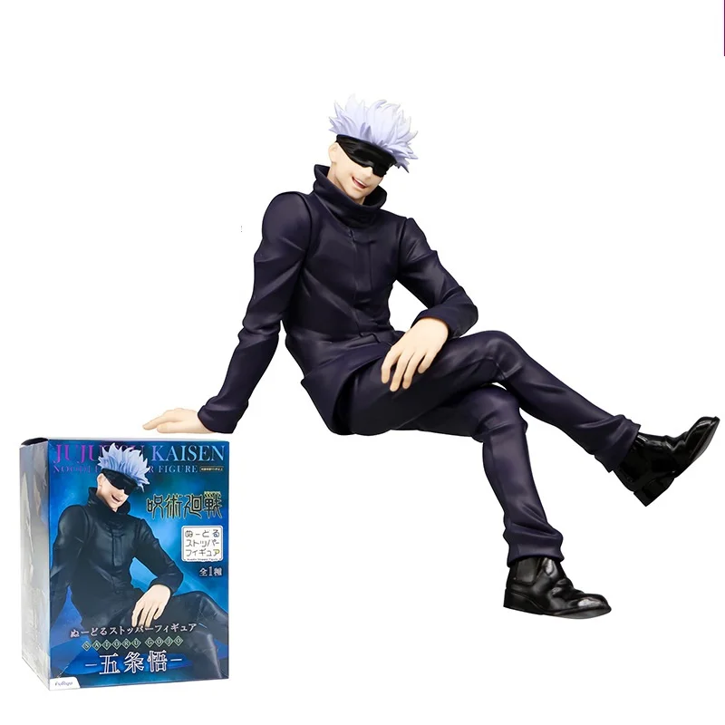 

15cm Anime Jujutsu Kaisen Gojo Satoru High Quality Sitting Posture Action Figure Color Box Gift Decoration