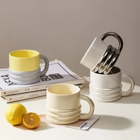 ceramic mug nordic electroplating tea cup creative colorful coffee mug couple drinking glasses porcelain coffee cup drinkware