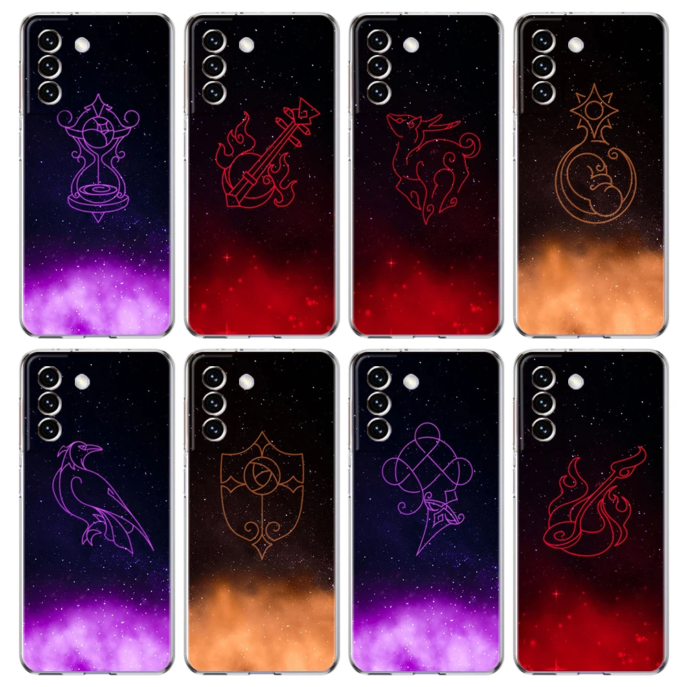 

Genshin Impact Aranara Case for Samsung S23 S22 S21 S20 Ultra S20 FE S9 S8 M22 M32 M31 S10 S10E Note 20 Plus Transparent Shell