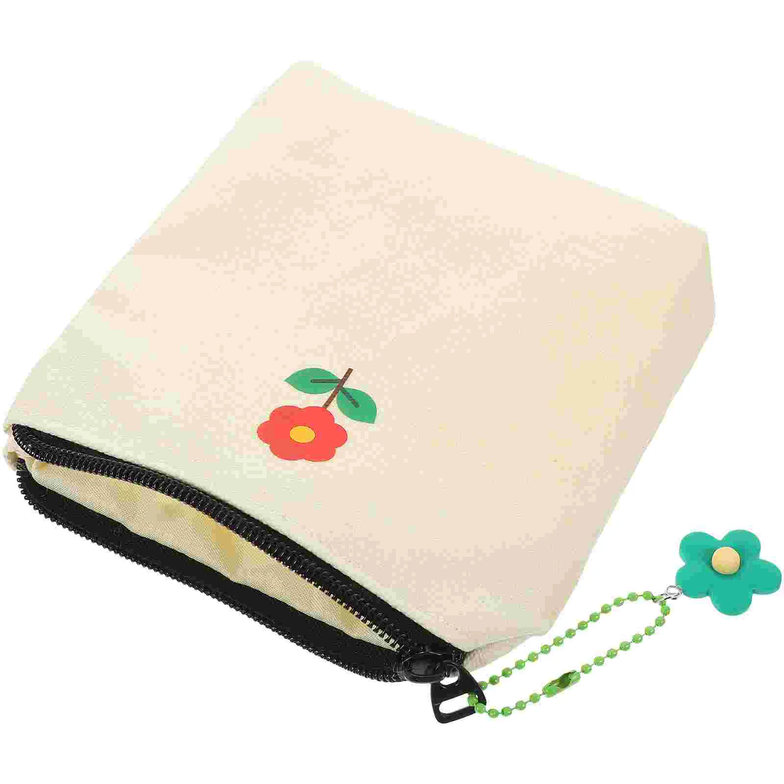 

Liner Canvas Coin Bag Durable Storage Pouch Mini Purse Nursing Pad Sundry Travel Men