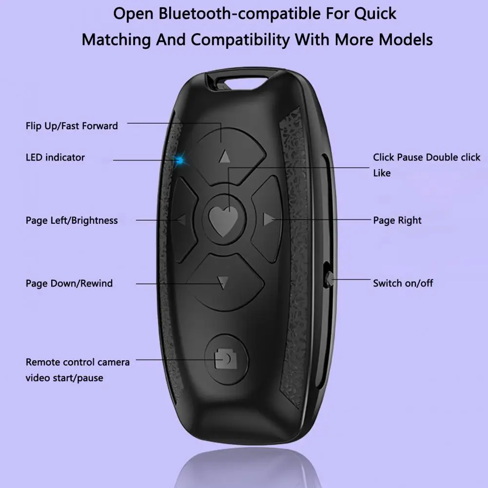 

Remote Control Convenient 60mAh Share Likes Mobile Phone Accessories Bluetooth-compatible Shutter Remote Shutter