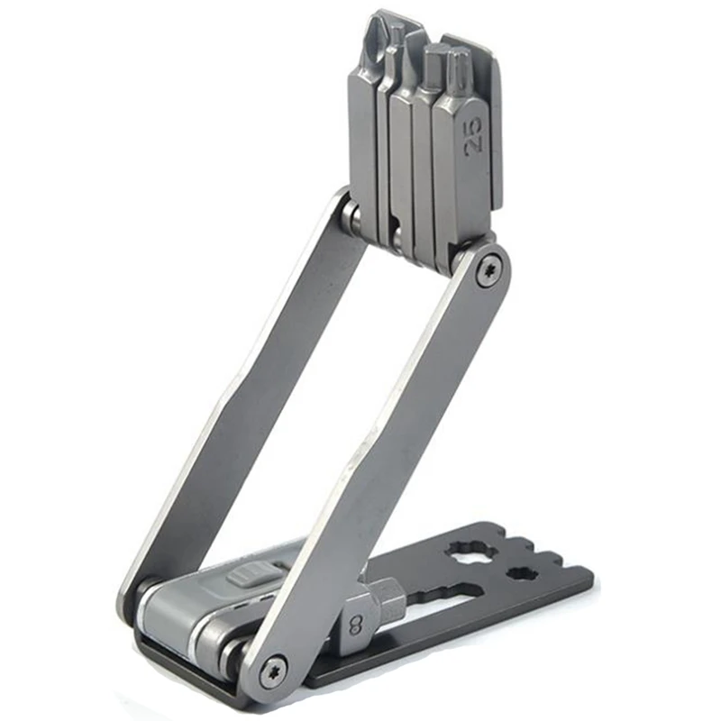 

Многофункциональный инструмент из нержавеющей стали, многофункциональный портативный шестигранный ключ, инструмент «все в одном» для вел...