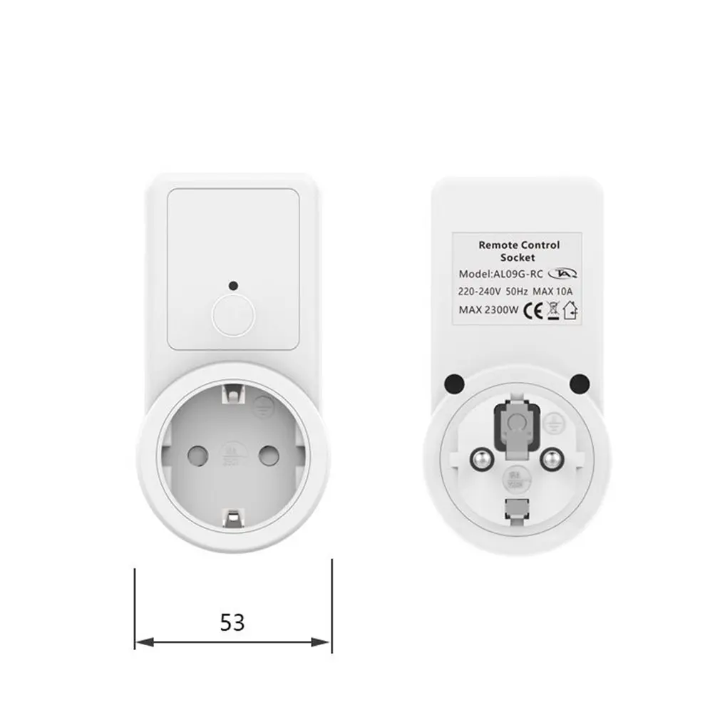 220 В универсальная розетка питания Mini Smart EU RF 433 МГц беспроводной пульт
