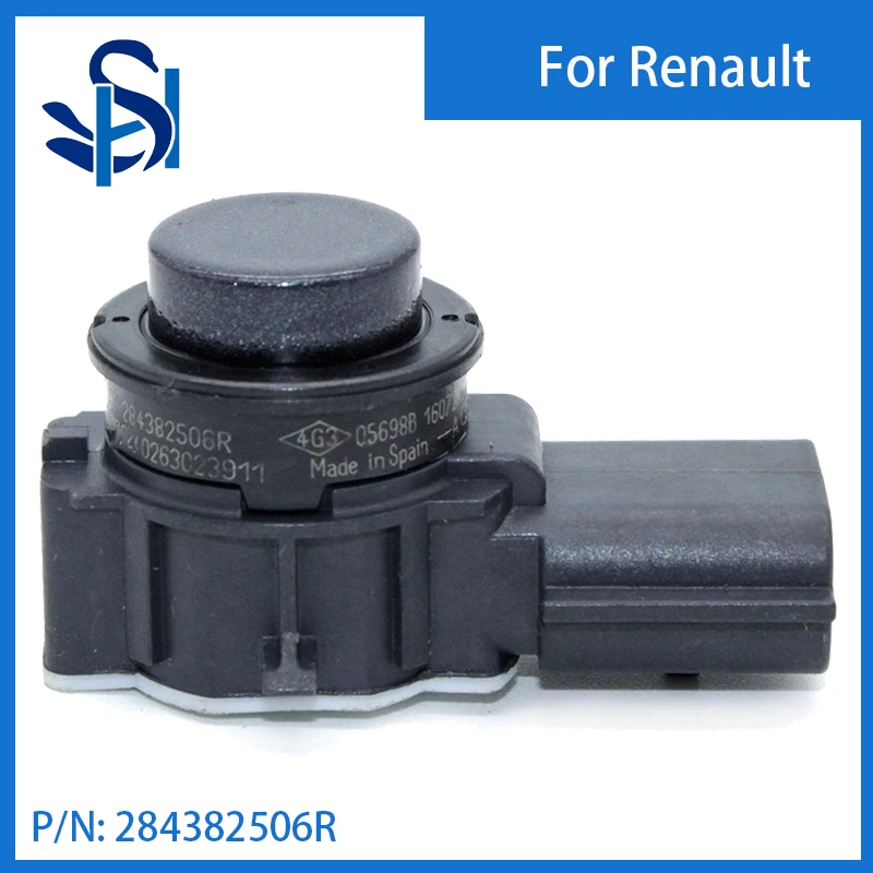 Датчик парковки 284382506R PDC радар серого цвета для Renault