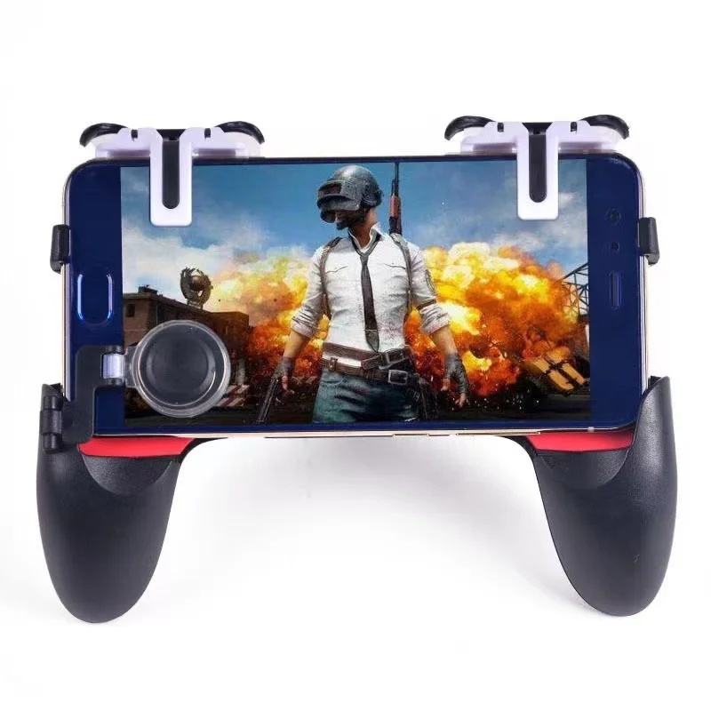 

5 In 1 PUBG Moible Controller Gamepad Free Fire L1 R1 Triggers PUGB Mobile Game Pad Grip L1R1 Joystick For IPhone/Android/IOS