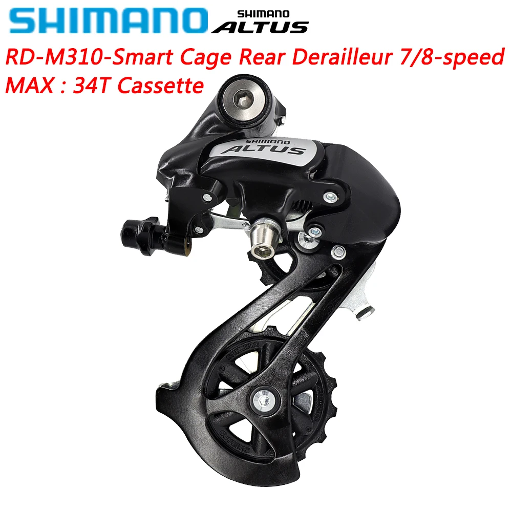 

Задний переключатель передач SHIMANO ALTUS для горного велосипеда, передний переключатель передач 7/8 скоростей для велосипеда M310, детали для велосипеда
