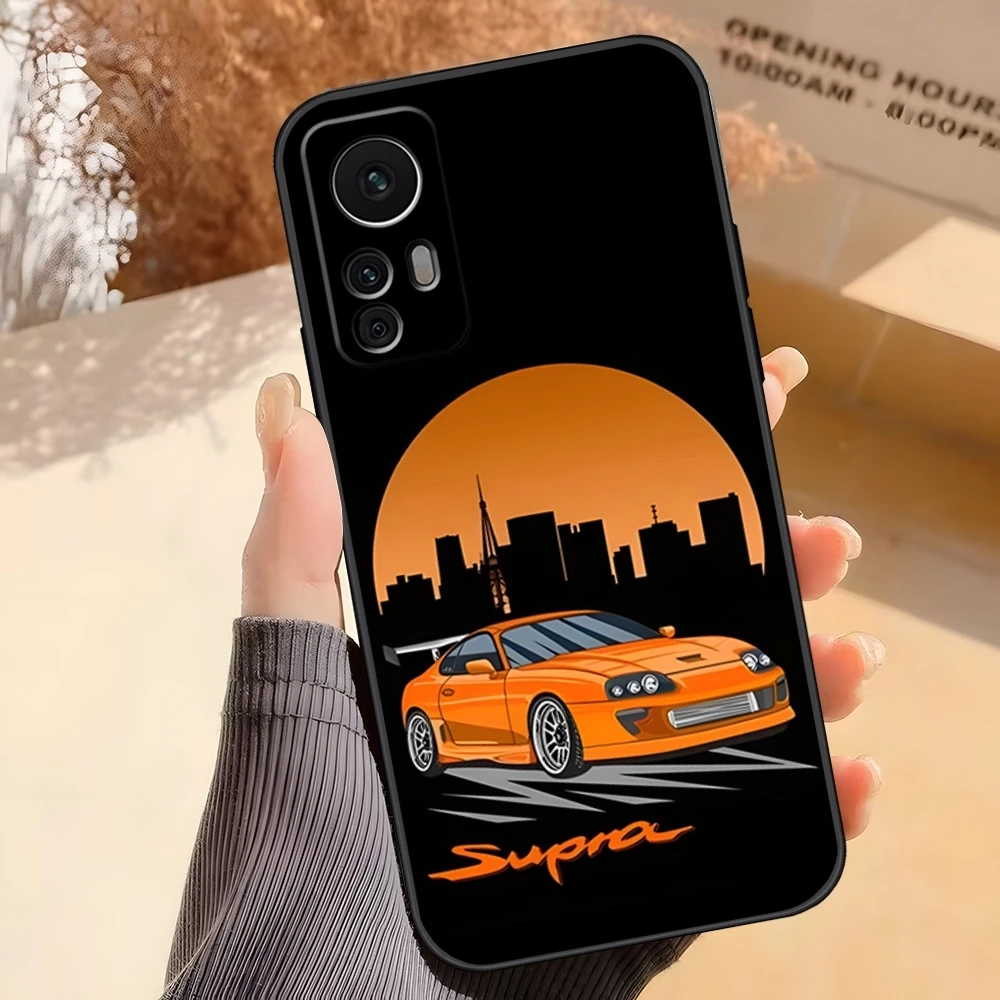 Японский автомобильный чехол Supra для телефона Xiaomi 13 12 11T Lite Ultra Redmi Note 10 Pro POCO F4 F5 X5