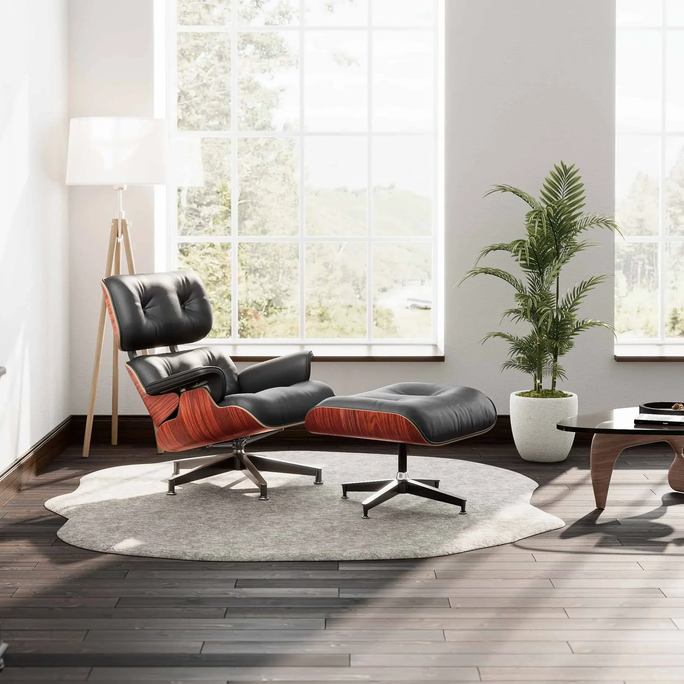 Стулья для гостиной и офиса из натуральной кожи