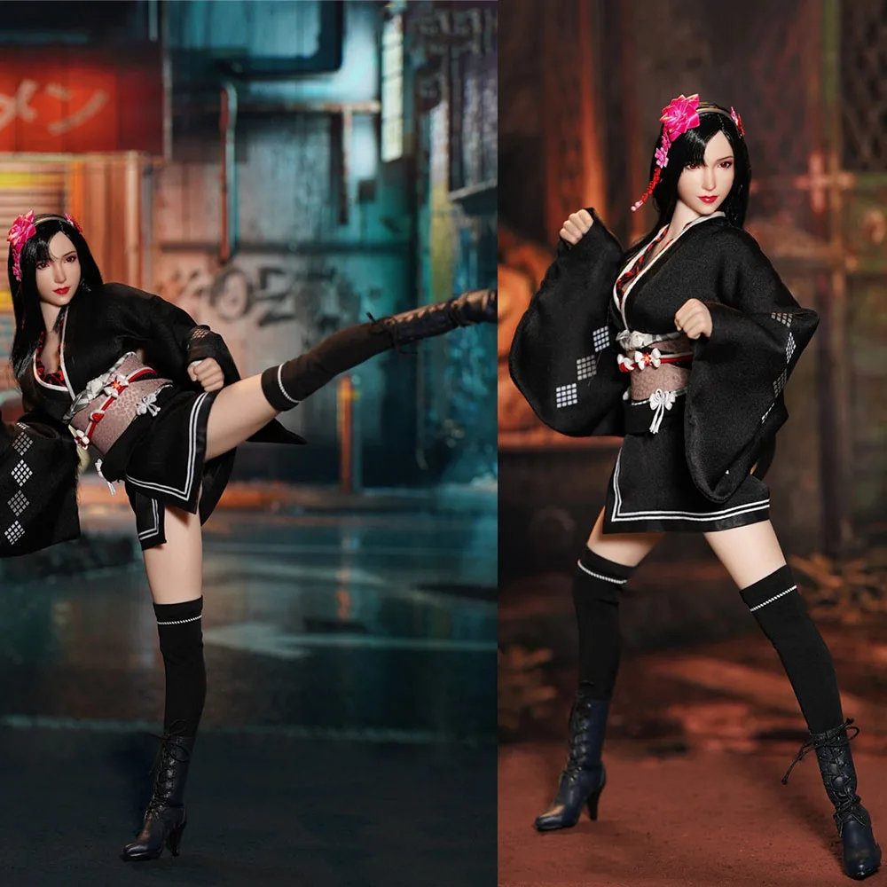 Кимоно Tifa в стиле файтинг богини Классическая японская аниме-игра косплей-юбка