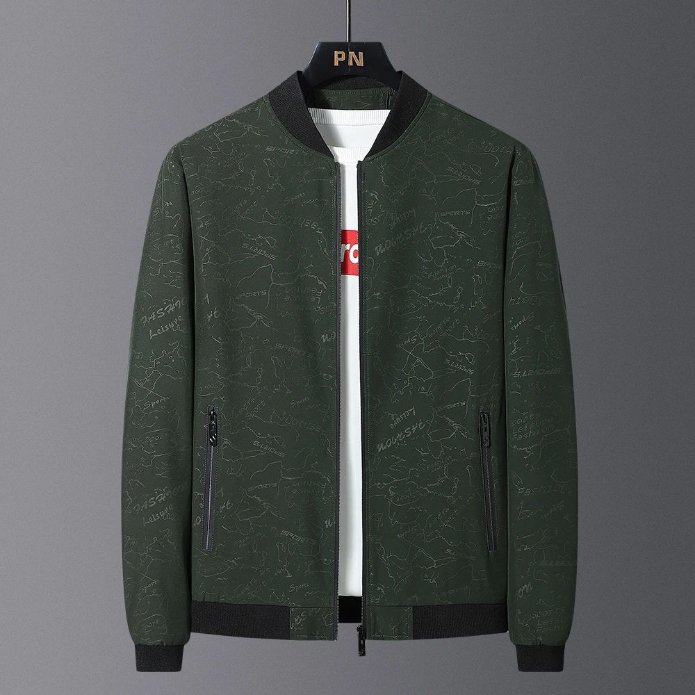 

Men Jacket Plus Size 7XL Bomber Zipper Jacket Male Casual Streetwear Fashion Slim Fit Spring Pilot Coat Men Outwear Men