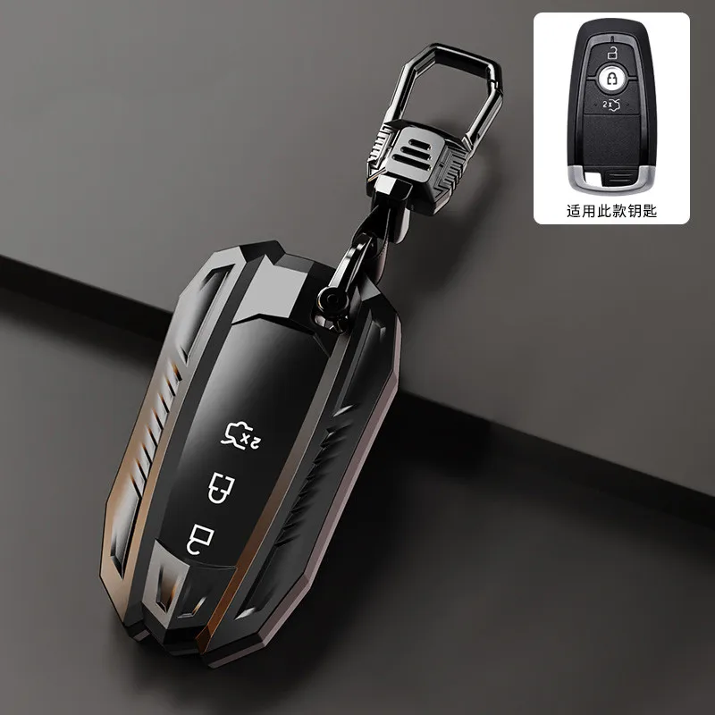 

Car Key Case Cover for Ford Fusion Mustang Explorer F150 F250 F350 2018 2017 EcoSport Edge S-MAX Ranger Lincoln Mondeo fiesta
