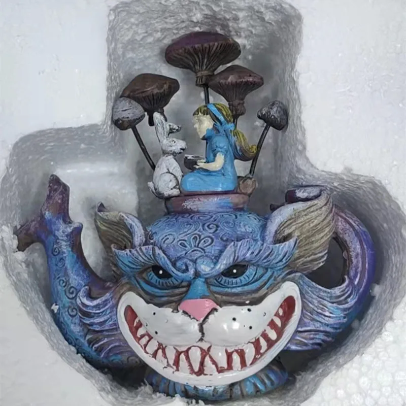 Ручная работа 2022 чайник в виде кошки дьявола кот креативные домашние настольные