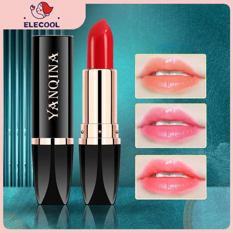 

Carotene Cherry Lip Balm Temperature Change Lipstick Lip Nourishing Repair Dry Lips Lip Care Moisturizing 1pcs Colored Lip Balm