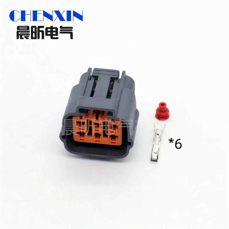 6-контактный автомобильный водонепроницаемый разъем (2,2), гнездовой жгут проводов дроссельной заслонки, кабельный разъем 6189-0766 6189-110 для Nissan TEANA